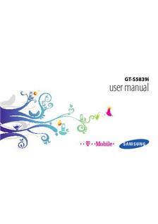 Samsung GalaXy Ace GT S5839i manual. Tablet Instructions.
